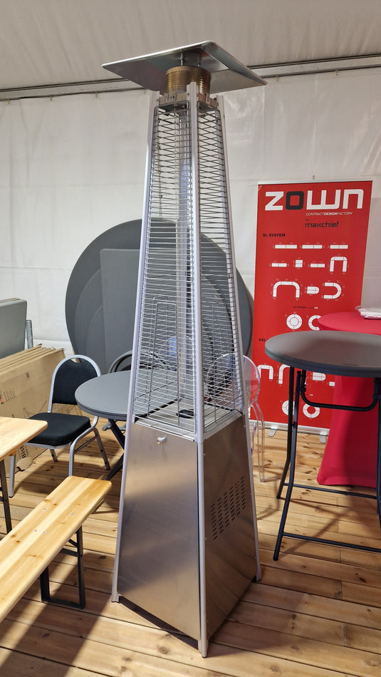 Powerful 13KW pyramid-shaped gas heater