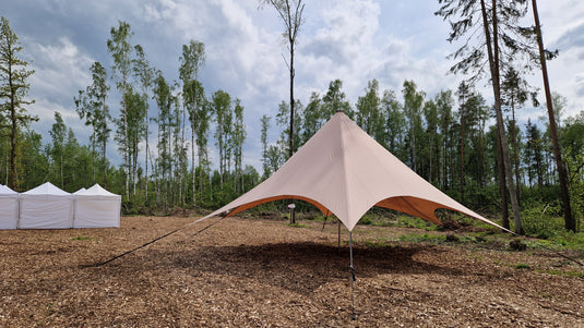 Tähtekujulise telgi rentimine