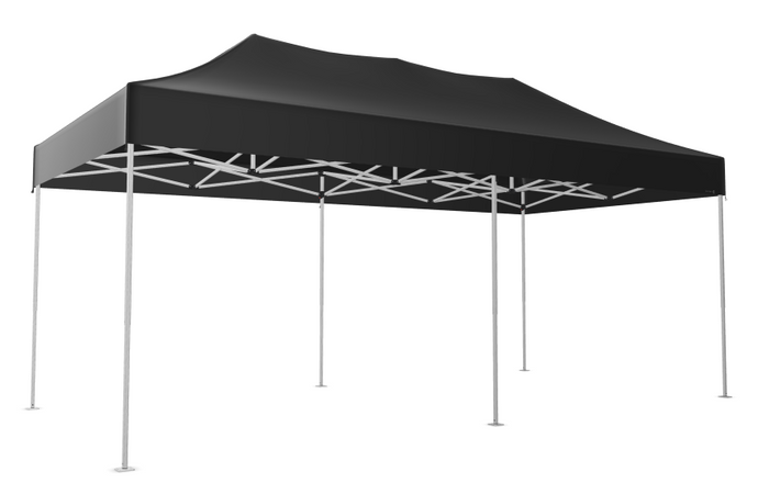 Quick-folding tent ECOTENT E3 3x6 m, aluminum, various colors